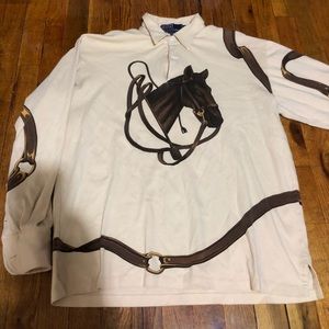 Polo horse head shirt vintage